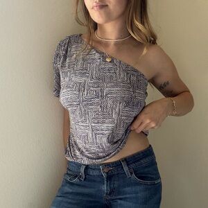Y2K One-Shoulder Top